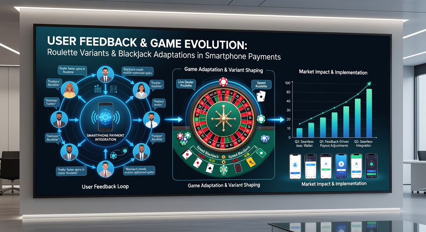 Grafik mit Diagrammen zu Nutzerfeedback und Variantenauswahl in mobilen Casino-Apps